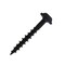 Csh Wood Screw, #8, 1-3/8 in, Black Stainless Steel Flange Round Head Square Drive, 5000 PK 0.RWSC08138B17 - alternate 1